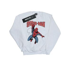 Spider-Man Womens/Ladies Leap Sweatshirt / White